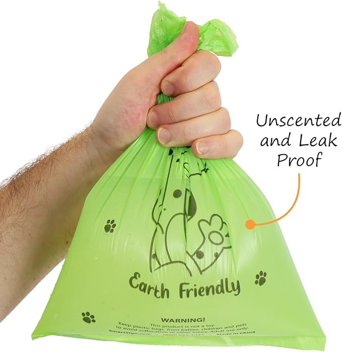 SmartSign Dog Urine Kills Plant Please Curb Your Dog Yard Sign & Clip-On Preloaded Dispenser Combo/Kit with 135 Dog Poop Waste Bags, 7"x10" Rust-proof Aluminum Sign with 18-inch Steel Stake
