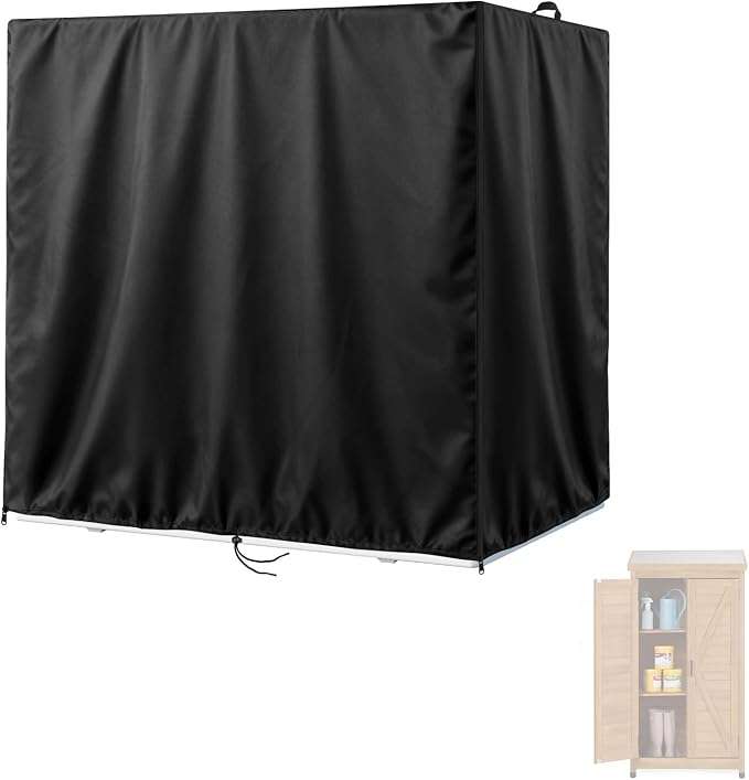 Kasla Storage Cabinet Cover, Outdoor Chest Storage Waterproof Cover, Weatherproof Cabinets Covers for Kitchen Patio Garden Backyard (30"L×18"W×58"H)
