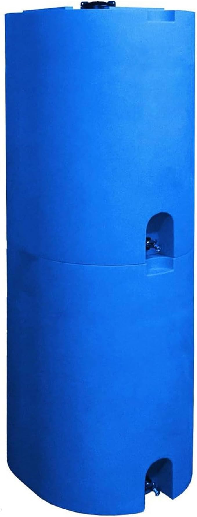 WaterPrepared 3 Pack Water Tank, Rain Barrel Storage, Stackable Drum, 55 Gallon