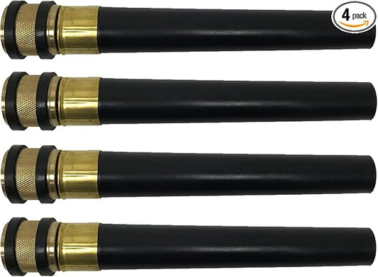 Hi-Tech Adjustable Bend & Spray Water Hose Nozzle – Heavy-Duty, Leak-Proof Nozzles for Car Washing and Lawn Care (4 Pack)