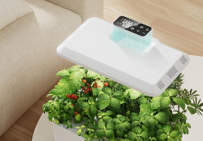 URUQ Remote Control Compatible with HP-GC202 12 Pods Indoor Garden – White | for URUQ Indoor Herb Gardens, Hydroponics Growing System Accessory, Easy Installation, Simple Pairing, Easy Operation