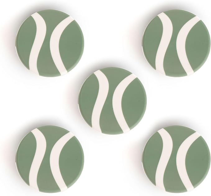 Gardyn Caps for Hydroponics Growing System - 5 Pack, Sage Green | For your Gardyn indoor garden, solution for a cleaner & more beautiful garden when growing fewer than 30 plants