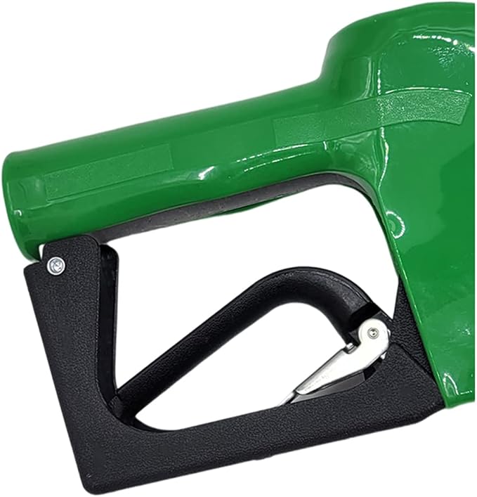 3/4'' inch Green NPT Automatic Shut-Off Fuel Nozzle With filter Perfect For Gas Stations Transportation Used for diesel,gasoline,kerosen（13/16"Spout Max Flow Rate 16 GPM ）