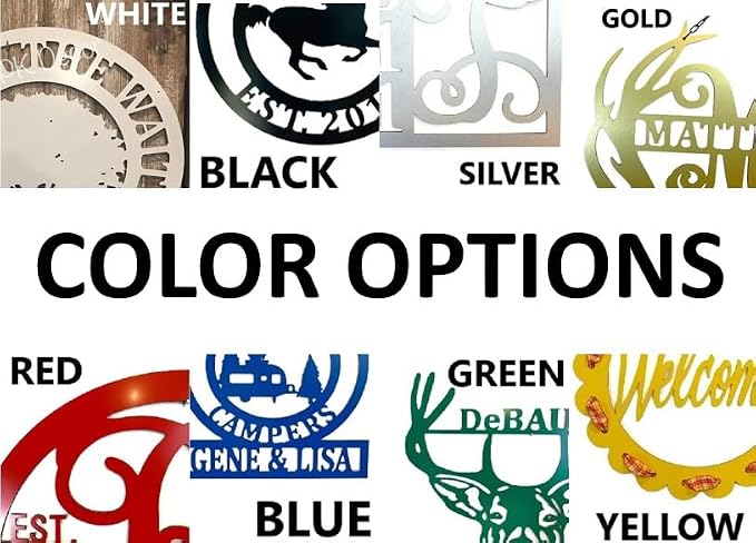 PK Décor Personalized Lawn Sign Stakes Metal ACM, Custom Last Name Yard Sign Stakes, 18x24 inches, Outdoors Initial Letters Yard Decor, QUICK Ship (18x24")