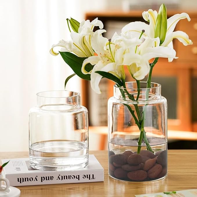 FANTIAN 10 lbs Red River Rocks, 1-2 Inch Polished Pebbles for Indoor Plants, Decorative Rocks Stones for Landscaping, Vases, Aquariums, Fountains, Pathways, Backyard and Garden