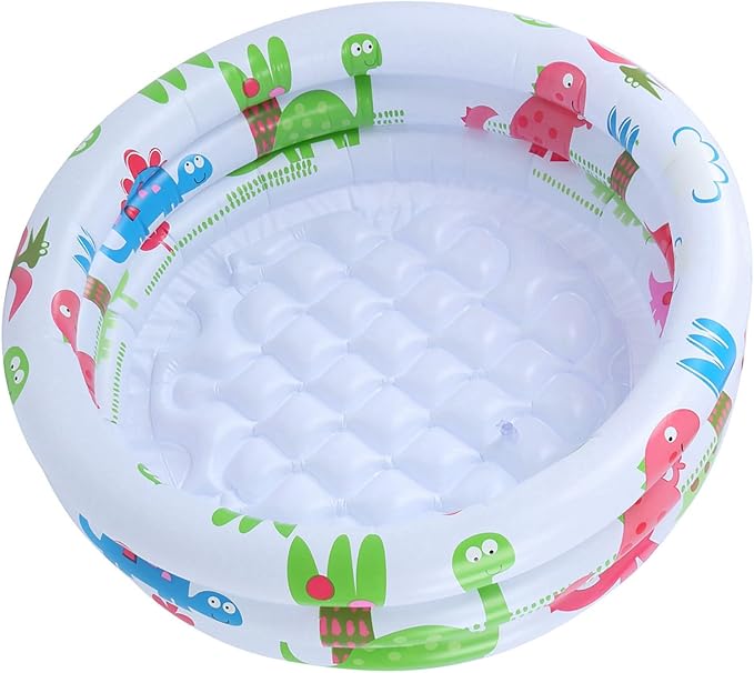 Inflatable Small Pump Pool Children Dinosaurs Mini Pool Wear Cartoon Design for Babies Children Training