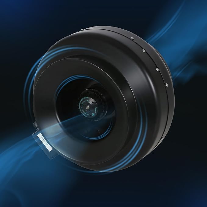 Hurricane Commercial Grade Inline Fan for Phresh & Black Ops Carbon Filters, Ideal-Air Ducting and Clamps and Titan Controls Ventilation Controllers