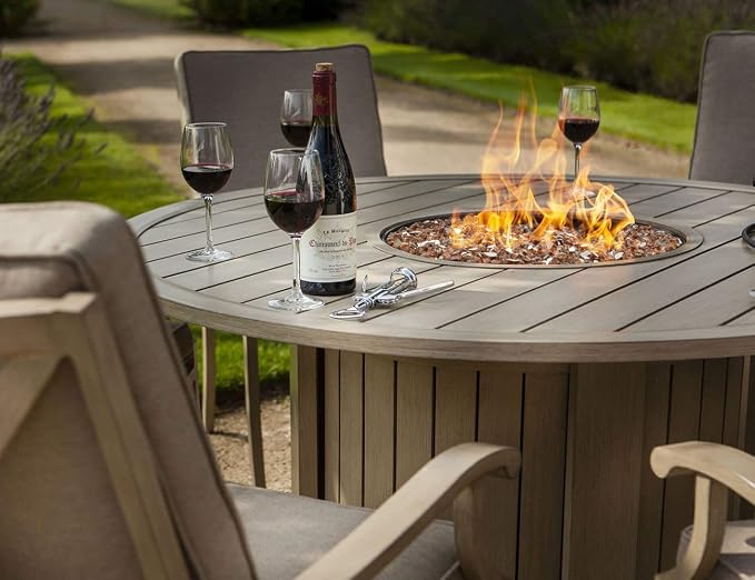 Onlyfire 10 lbs Fire Glass Rocks 1/4 Inch, Reflective Tempered Glass for Propane Fire Pit & Gas Fireplace, High Luster Firepit Glass Stones for Fire Table, Copper (Multicolor Options Available)