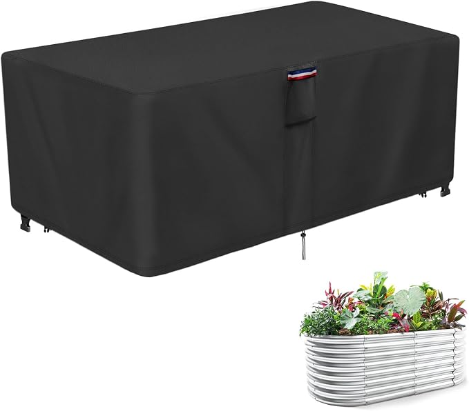 Plant Covers Freeze Protection, Fit 4x2 FT Raised Garden Beds - Heavy Duty Frost Cover for Outdoor Winter Frost Cold Weather, Black 49" x 25" x 25"
