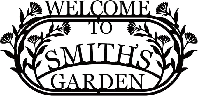 Personalized Garden Signs, Custom Outdoor Vegetable Decor, Porch Patio Yard Garden Shed Decor Hanging Plaque, Housewarming Present, Gardener Presents