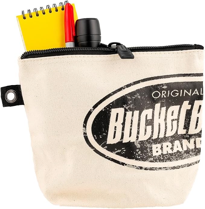 Bucket Boss Canvas Document Bag in Tan, 25100