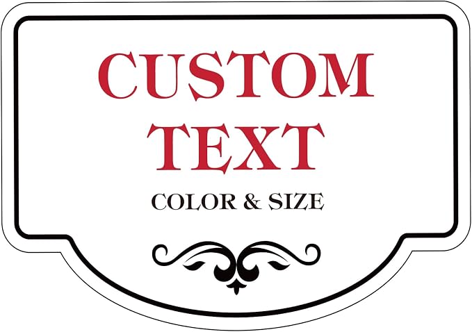 Custom Sign - Custom Sign Outdoor Metal,Personalized Metal Signs for Outside,Yard,Wall,Office,Business,Garden,Gate,Porch,Garage Ultra Clear Waterproof 24 x 16 inch