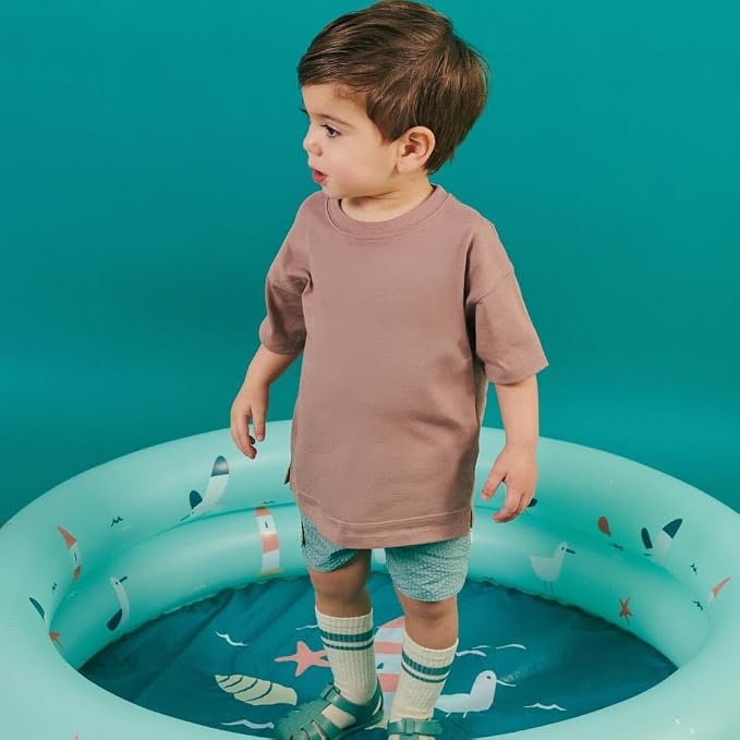 Miniland Inflatable Baby Pool Lighthouse 100 cm - Children's Pool for Outdoor Use | Compact, Lightweight and Easy to Transport | Ideal for Garden, Beach or Patio | Summer and Water Fun