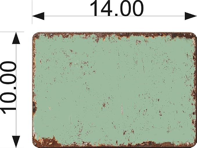 Custom Rustic Metal Signs Address Personalized, Door, Porch Sign, Delivery. For Outside Or Inside Use. Our Metal Are UV Printed .040 Solid Aluminum. Home Office Yard Man Cave by AV Grafx 14x10 Rustic