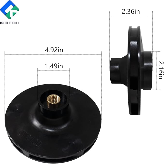 073130 Pump Impeller 2 HP Compatible with Pentair WhisperFlo WF-8 WFE-8 WFK-8 WFDS-8 WF-30 WFE-30 WFDS-30 1000 Series Pump