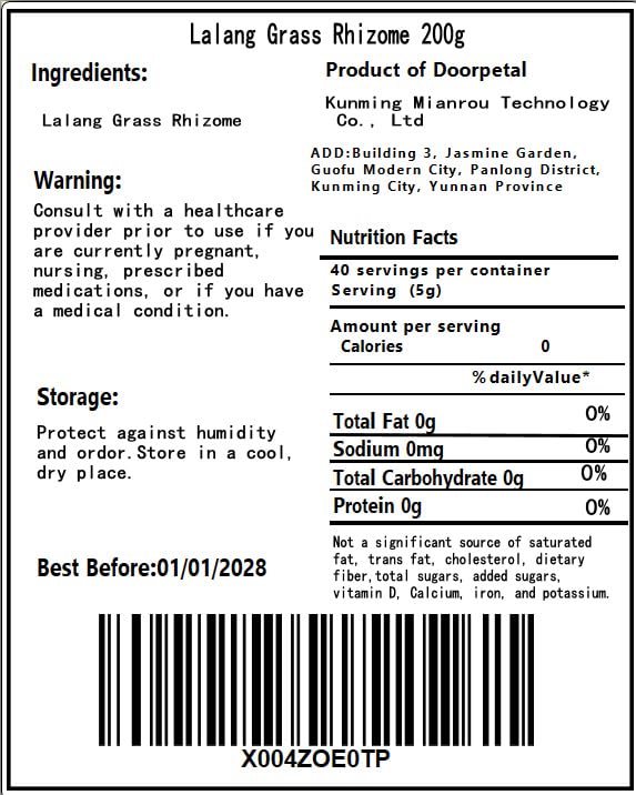 Lalang Grass Root-Bai Mao Gen-7.05oz/200gPure Natural Chinese Herbal Medicine- 白茅根-for Tea, Soup (Lalang Grass Rhizome)
