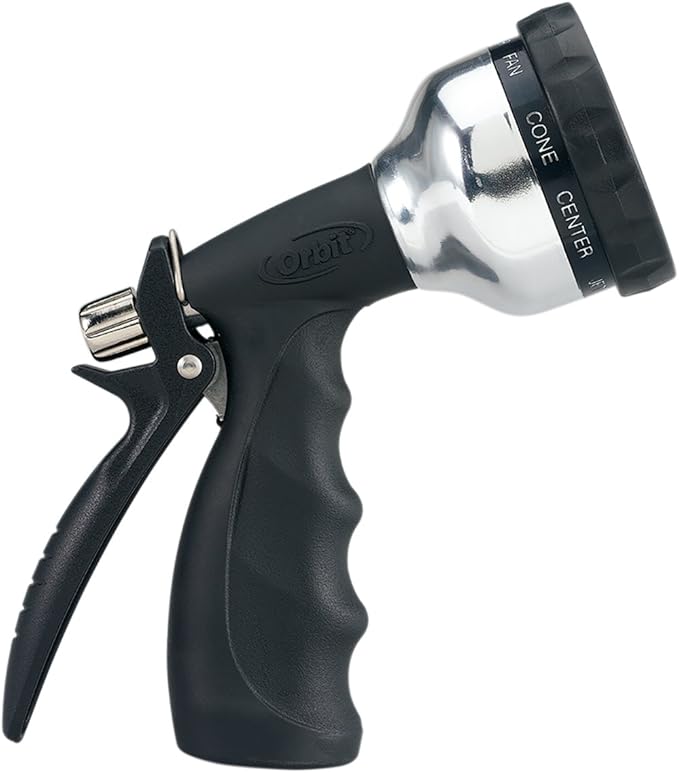 2-Pack Orbit Ultra light 10 Spray Pattern Nozzle, Garden Hose Yard Water Pistol 58339N
