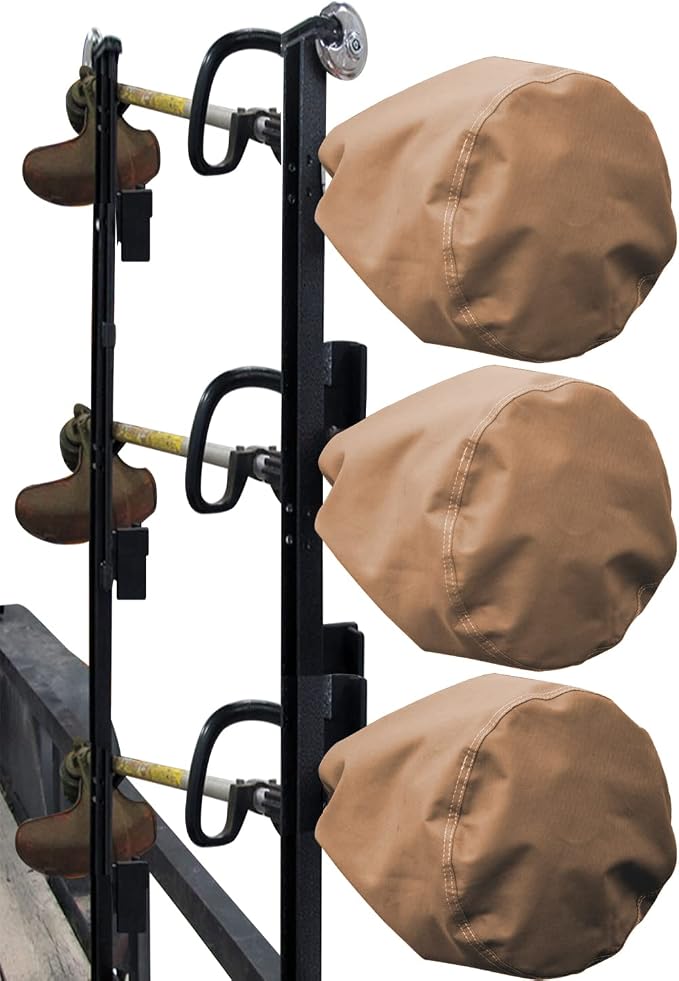 Trimmer Cover 100% Waterproof 600D Oxford Fabric fits Most Echo, STIHL, Husqvarna and Others Alike String Trimmers （Brown） 3 Pack
