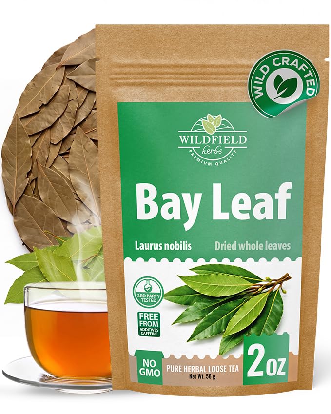 2 oz. Bay Leaf Herbal Tea (Laurus Nobilis) - 56g Dried Bay Leaves Herb Té De Laurel