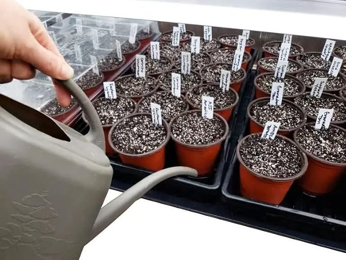4 Inch Plastic Plant Labels for Seedlings, Flexible Waterproof Plant Tags, Vegetable Gardening Stake Tags for Potted Plants and Outdoor Garden, White, 250 Pcs