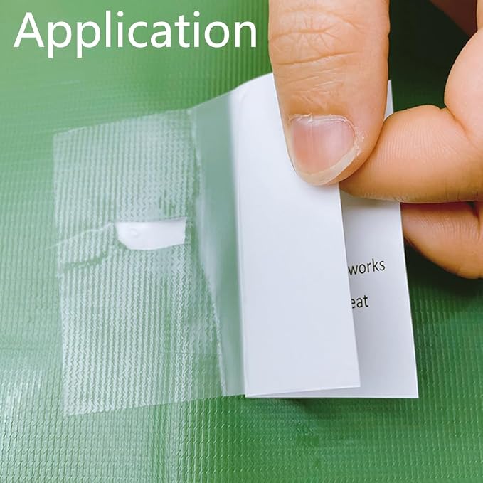 5PCS Square Self-Adhesive TPU Pool Patch Repair Kit Vinyl Inflatable Pool Patches for Swimming Pools, Inflatable Boats, Air Mattresses, Inflatable Toys