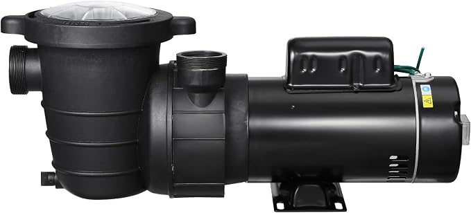 VEVOR Above Ground Pool Pump, 2HP/0.44HP, Dual Speed Swimming Pool Pump, High 118 GPM 56 ft Lift, Low 57 GPM 14 ft Lift, 110V 3450 RPM with Strainer Basket, 122°F Max Water Temp, for Hot Tubs Spas