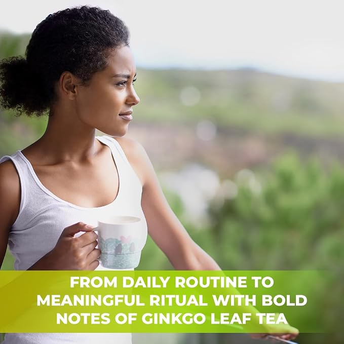 4 oz. Ginkgo Leaf Herbal Tea (Ginkgo Biloba) - 113g Loose Leaf Ginkgo Herb Té De Ginkgo