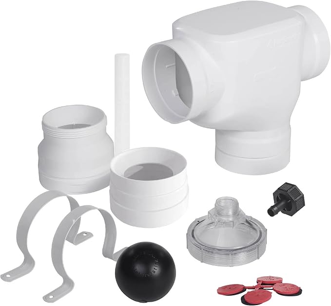 Rain Harvesting First Flush with Catch-All Tee Water Diverter Kit, 4"