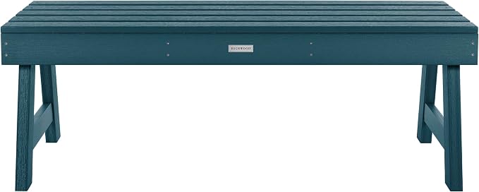 Highwood Weatherly Backless Bench, 4-Feet, Nantucket Blue