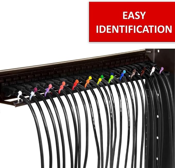 Kable Kontrol Fluorescent Orange Zip Ties 8 Inch 10,000 Pcs, 50 Lbs Tensile Strength, Bulk Pack, Self-locking Nylon Colored Cable Ties Wire Wraps for Indoor or Outdoor Use