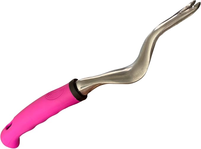 Garden Guru Pink Hand Weeder Tool with Ergonomic Handle - Rust Resistant Weed Puller for Planting, Weeding, Flower and Vegetable Care in Lawn Garden Yard - 1 Case (50 pcs)