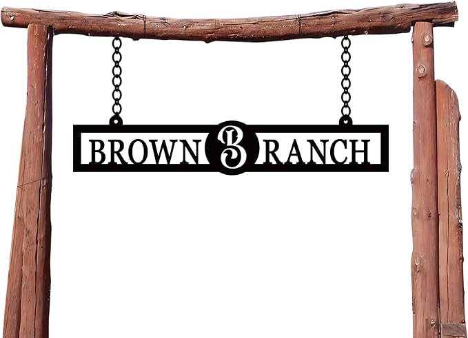 Personalized Metal Farm Sign, Custom Family Name Farmhouse Sign, Outdoor Ranch Sign, Personalized Metal Family Name Sign, Indoor Outdoor Metal Farmhouse Farm Sign, Farmhouse Decor Gifts, Housewa