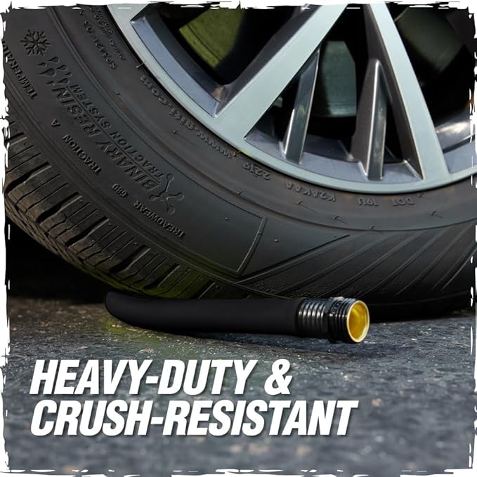 RUGGED RHINO Heavy Duty Garden Hose 100ft x 5/8in, Anti-Kink and Leakproof, Durable 4-Layer Construction, 500 PSI Burst, All Weather Outdoor Watering for Lawn, Garden, Flowers, Black and Orange