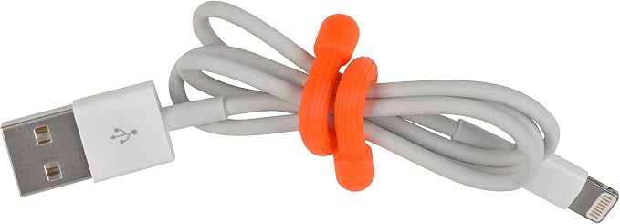 Nite Ize GT3-4PK-A1 Original Gear, Reusable Rubber Twist Tie, Made in The USA, 3-Inch, 3" - 4-Pack, Colors may vary, 4 Count