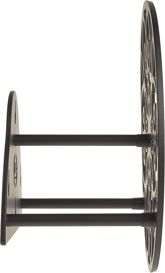 Liberty Garden Products 670 Wall Mounted Decorative Hose Butler, Holds 125-Feet of, Black (Pack of 2)