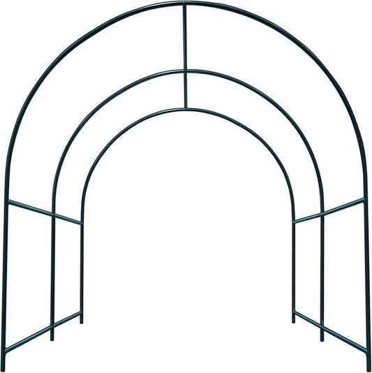 Steel Garden Arch Metal Garden Arch Multi-Size Climbing Plants Arch Arbor (6.5'x 7' x 7.2')