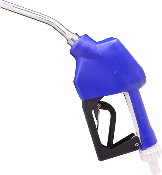 3/4" Inch Barb Automatic Shut-off Diesel Exhaust Fluid (DEF)/Antifreeze Nozzle 1/2"(15MM) Spout Ethanol Methanol Blend Industrial Gasoline Water Dispensing Fuel Nozzles Max Flow Rate 12 GPM