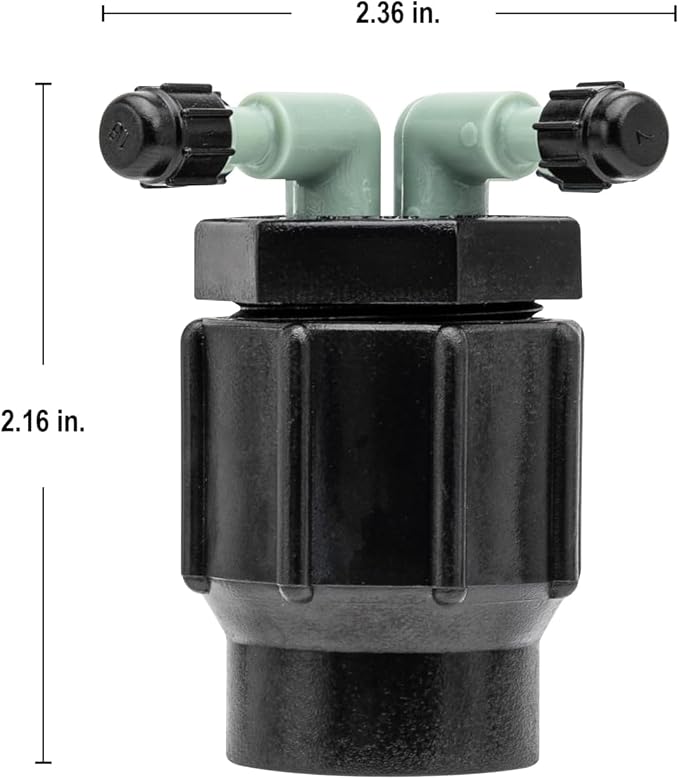 10-Pack Orbit Drip Irrigation System 4-Port Watering Manifold, 1/4" Dripper Tube - 67025