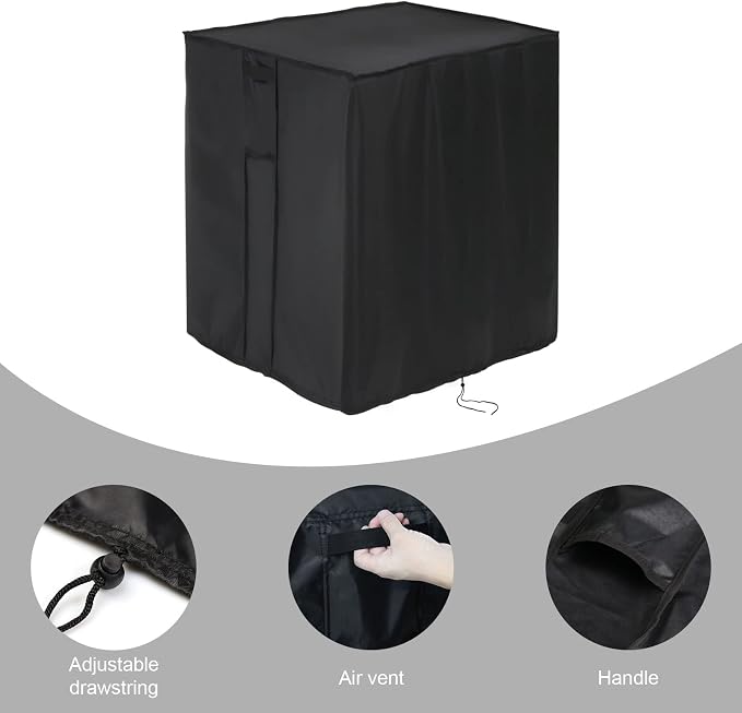 Outdoor Storage Box Cover for Keter City 30 Gallon Resin Deck Box(Only Cover), Waterproof Patio Storage Box Covers -23 x 18 x 22 Inch