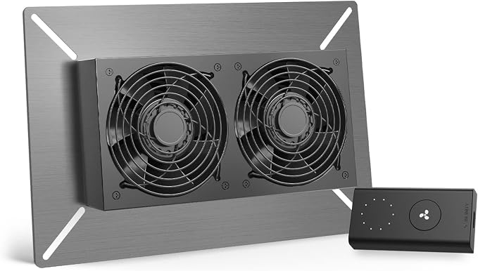 AC Infinity AIRTITAN S7, Ventilation Fan 12 " with Speed Controller. | IP-55 Rated for Crawl Space, Basement, Garage, Attic, Shed, Hydroponics, Grow Tents