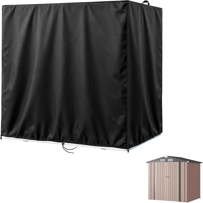 Kasla Storage Cabinet Cover, Outdoor Chest Storage Waterproof Cover, Weatherproof Cabinets Covers for Kitchen Patio Garden Backyard (79"L×50"W×74"H)