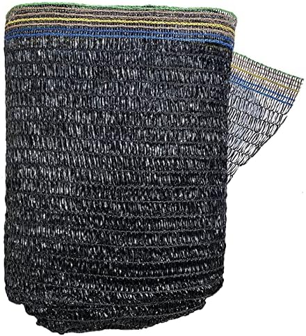 55% Sunblock Shade Cloth Cover Mesh UV Resistant Net for Garden Flower Plant Greenhouse, Black (6 x 12 FT) by YourGardenLearningStartsHere%C2%B7