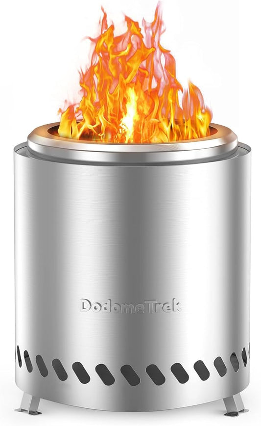 Tabel Top Fire Pit Mini, Portable Firepit Outdoor, 8.7 Inch Tabletop Firepit Stainless Steel