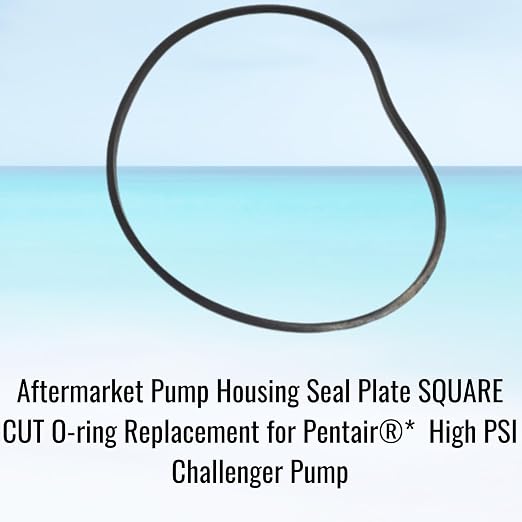 Seal Plate Pump Housing Square Cut O-Ring for Pentair(R)* High Flow Challenger 355329 O-506 - Swimming Pool Pump Accessories - Pool Pump Parts
