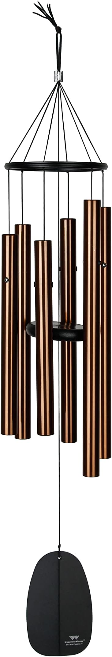 Woodstock Chimes Signature Collection, Bells of Paradise, Bronze 32", Decor Designs Wind Chimes for Outdoor, Patio, Home or Garden Décor (BPMBR)