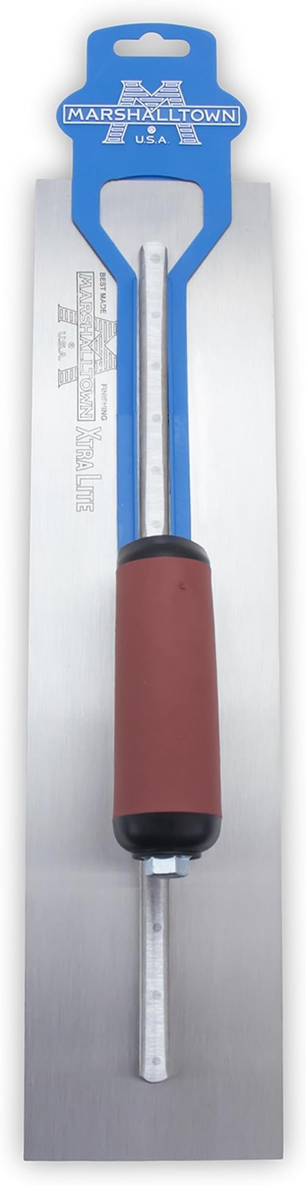 MARSHALLTOWN High Carbon Steel Finishing Trowel, 3 1/2x 16 Inch Concrete, Masonry and Drywall Finishing Tool, Made in the USA, MXS61D