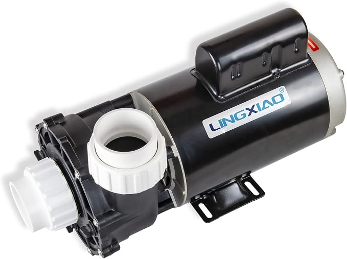 WUA200-II SPA Pump, 2 Speed Hot Tub Pumps 2HP - LX SPA Pump Motor 220V-240V, 2" Port, 56 Frame (Mode:56WUA200-II）