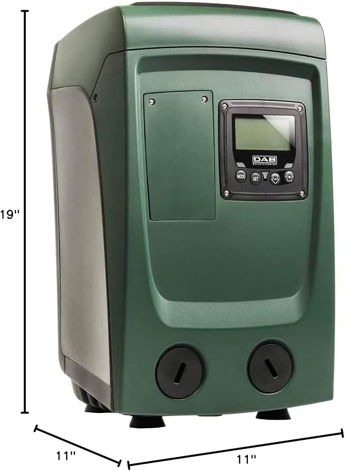 DAB E.Sybox Mini 3 Electronic Pressurisation System, Constant Pressure, Ultra Low 45db(A) Noise, 2.7" X 1.5" High-Resolution Screen, Compact, Wireless Capability, 1.1 Horsepower, 7.5 Bar, 80 l/min