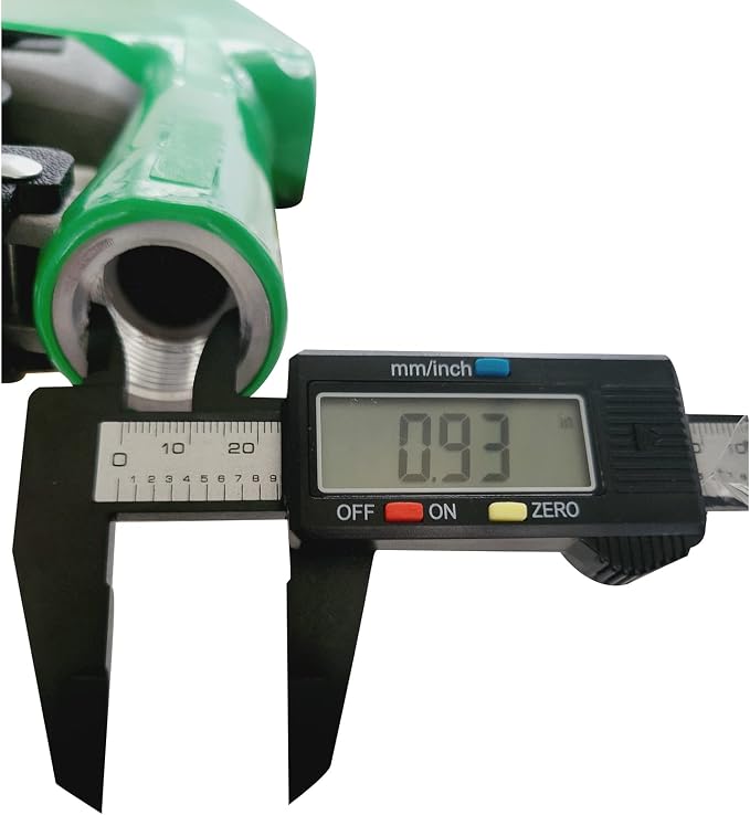3/4'' inch Green NPT Automatic Shut-Off Fuel Nozzle With filter Perfect For Gas Stations Transportation Used for diesel,gasoline,kerosen（13/16"Spout Max Flow Rate 16 GPM ）