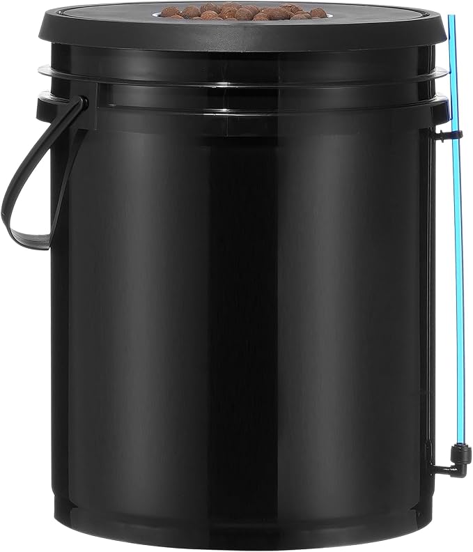 VEVOR DWC Hydroponic System, 5 Gallon 8 Buckets, Deep Water Culture Growing Bucket, Hydroponics Grow Kit with Pump, Air Stone and Water Level Device, for Indoor/Outdoor Leafy Vegetables